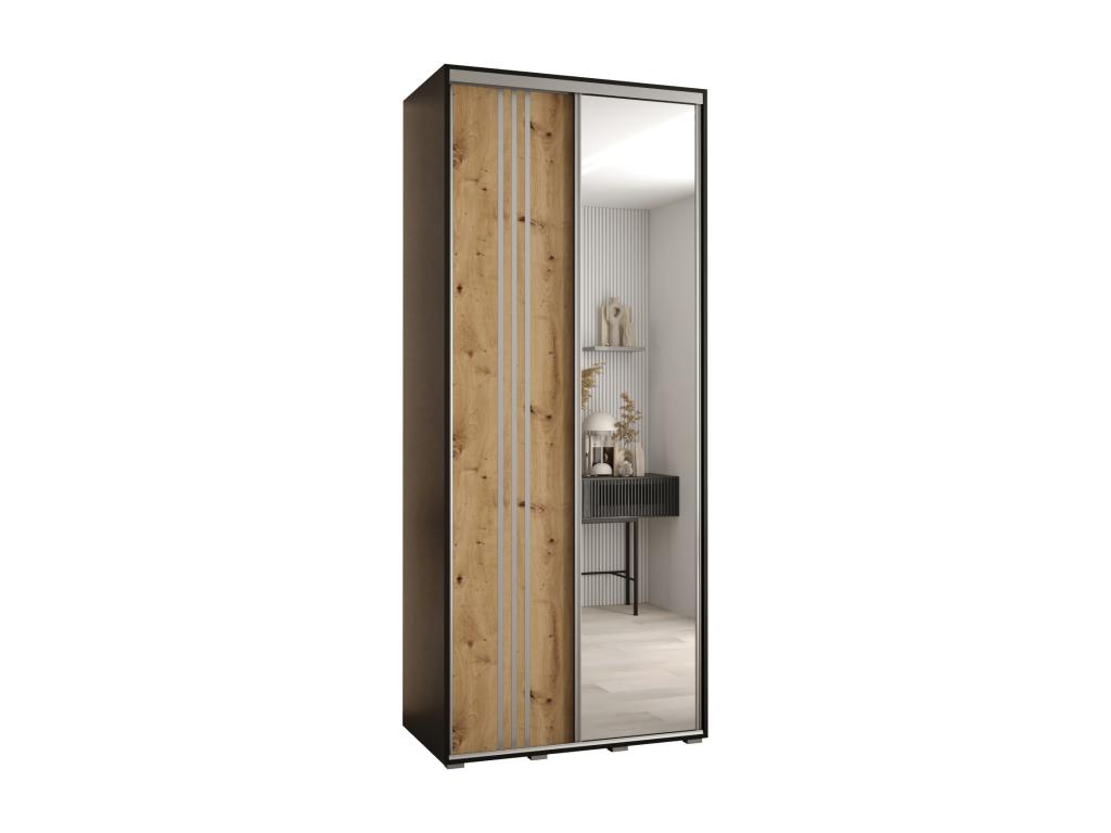 Armoire noire, 120 x 60 x 235,2 cm