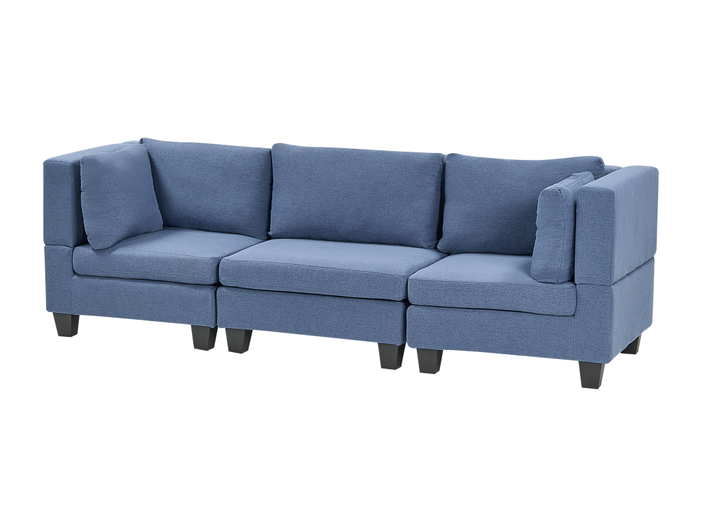 Canapé en tissu bleu