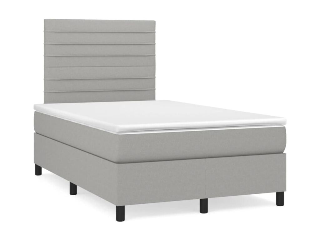 Matelas en tissu gris, 120 x 190 cm