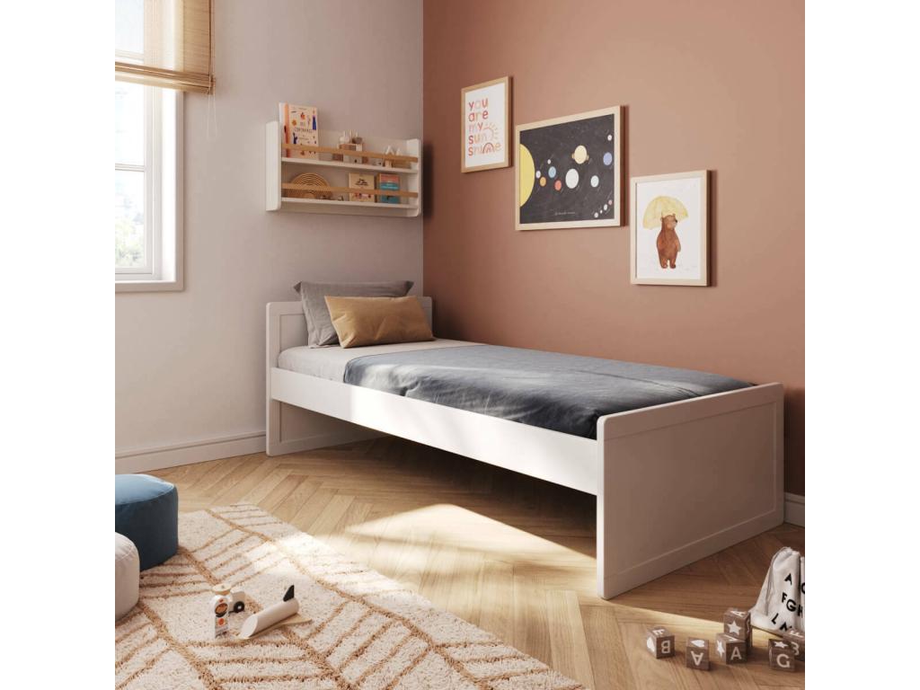 Matelas en bois massif naturel, 90 x 190 cm