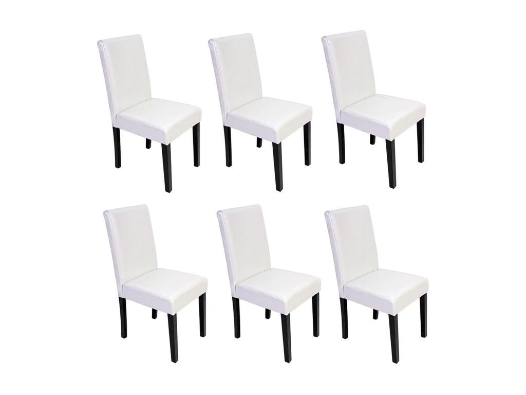 Fauteuil en cuir blanc