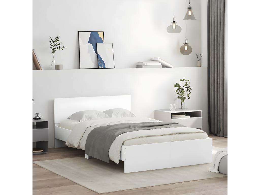 Matelas blanc, 120 x 190 cm