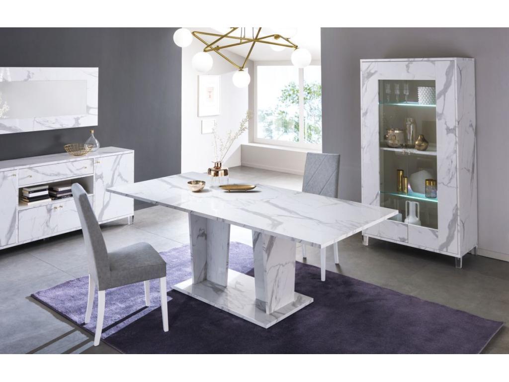 Meubles de maison en verre blanc