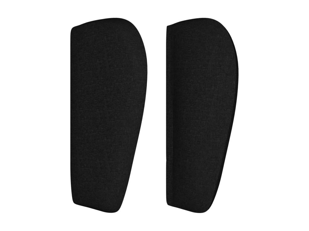 Lit en tissu noir, 163 x 23 x 78 cm