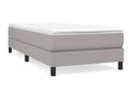 Matelas en tissu gris, 90 x 190 cm