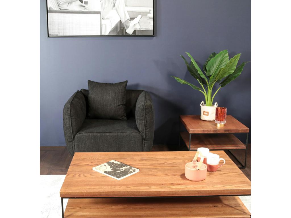 Fauteuil d'appoint noir