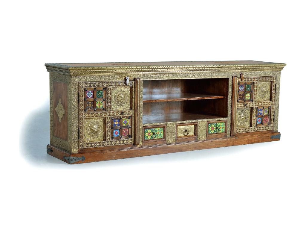 Meuble TV marron, 60 x 40 x 180 cm