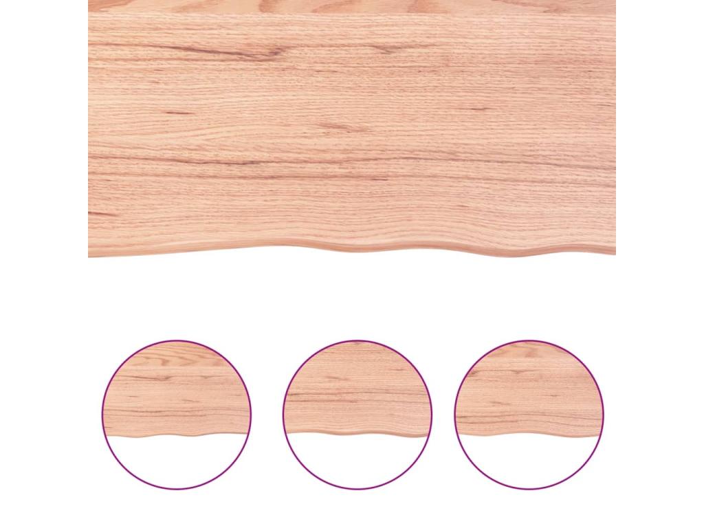 Meuble de maison en chêne naturel, 40 x 20 x 6 cm